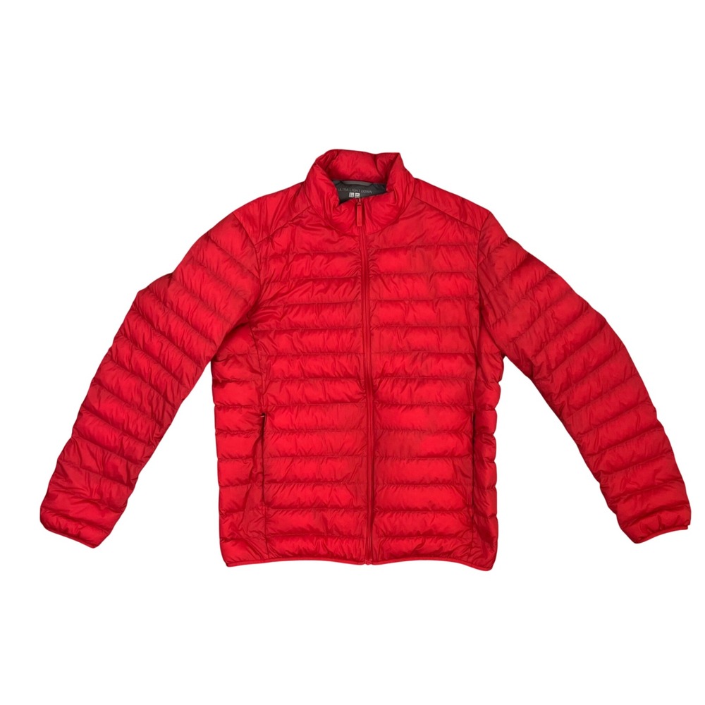 Uniqlo Ultra Light Down Puffer Jacket Red Men's Medium 311-419994 Packable